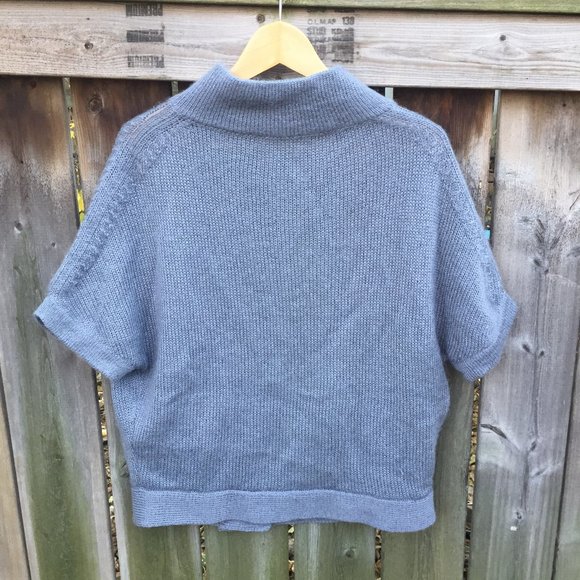 Roberto Collina grey mohair & wool cardigan w/pockets - size M - Picture 10 of 11